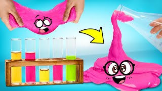 Exciting Liquid Experiments 🧪🌟 Colorful Goo amp Sticky Fun 🌈🤩 by Slick Slime Sams Maker World [upl. by Twyla]