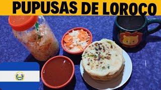 😋🇭🇳Ricas Pupusas de Loroco con Queso☕️ [upl. by Taimi]