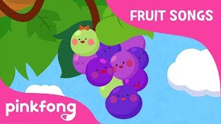 GrapeRolling Rolling Grapes  Fruit Song  Pinkfong Songs for Children [upl. by Ricoriki175]