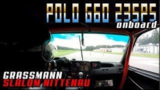 Polo G60 235PS  Christian Grassmann Slalom Nittenau 082017  THEIBACHPERFORMANCE [upl. by Ramraj]