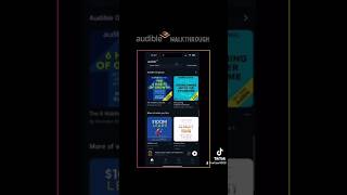 Audible Walkthrough 🎧audiobook shorts [upl. by Krilov]