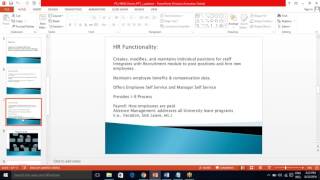 Peoplesoft HR Demo session [upl. by Kinney]