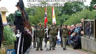 Edinburghs King Penguin inspects Royal Norwegian Guard [upl. by Nwadrebma726]