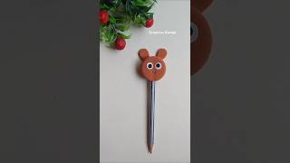 Easy kids craft 😱shorts viralvideo trending amaira youtubeshorts viralshorts penciltopper yt [upl. by Acinonrev562]