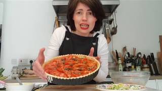 Easy baking sunny Provence French Tomato Tart  Stay at Home Recipes withme [upl. by Rik626]