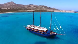 Variety Cruises MS Galileo  GREECE Antiparos island Amazing Planet 4K 2020 [upl. by Anahtor299]