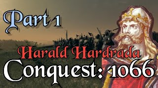 THE LAST VIKING Conquest 1066 Mod  Thrones of Britannia  Harald Hardrada Campaign Pt 1 [upl. by Etnom395]