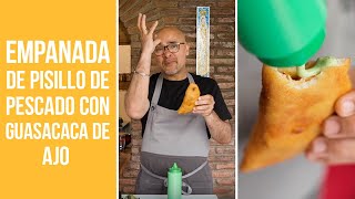 ¿Cómo hacer empanadas de pescado con guasacaca de ajo  Sumito Estévez [upl. by Avilys385]