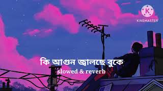 ki agun jolse buke কি আগুন জ্বালছে বুকে Nobel men slowed amp reverb lofi [upl. by Nirehs]