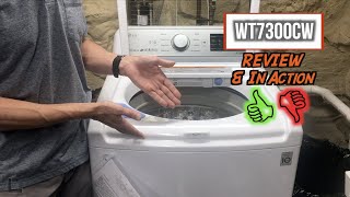 LG Top Load Washer with TurboWash Technology WT7300CW Review amp Demo 2019 [upl. by Chita]