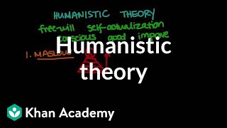 Humanistic theory  Behavior  MCAT  Khan Academy [upl. by Marlie]