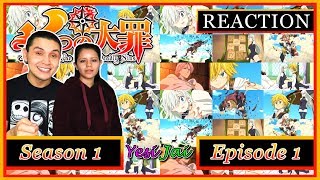 quotThe Seven Deadly Sinsquot  The Seven Deadly Sins Season 1 Episode 1  YesiJai REACTION [upl. by Adnac229]