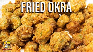 Easy and Delicious Fried Okra Recipe  SoulFoodSunday [upl. by Raviv]