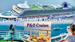 Ultimate PampO Ventura Cruise Ship Tour Balcony Foods Drinks Entertainment [upl. by Cassaundra]