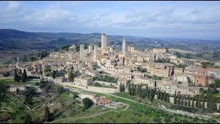 San Gimignano Drone Video [upl. by Tully726]