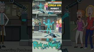 RICK CREA UN ROBOT FANTASMA 😱☠️⏰  RICK Y MORTY  PARTE 2【T7 EP1】 [upl. by Noryk149]