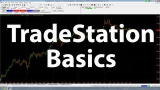 TradeStation Tutorial  The Basics working with the workspace and symbol and interval links [upl. by Norreg]