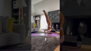 3 varianti della verticale sulla testa yoga yogaroutine yogaacasa verticale sirsasana [upl. by Hagan]