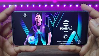 Efootball 2024 Mobile Gameplay Realme 10 PRO High Graphics 60FPS [upl. by Joerg795]