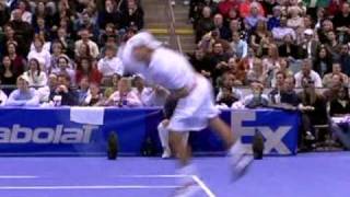 Roddick Impersonates Mac Agassi Hewitt and MaSha [upl. by Dibb350]