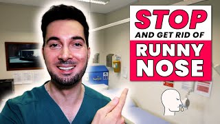 How to get rid of a runny nose and home remedy to stop fast [upl. by Ahsitul]