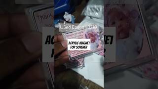 acrylicrefmagnet epsonl3210 epsonl3210printer printingbussines acrylic shortvideo youtube [upl. by Mil]