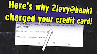 2levybank1 charge on credit card  is it a fraud or legit transaction Find out its origin [upl. by Marnia]