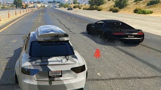 GTA 5 RP  COURSE DE RUE CONTRE UNE FILLE EPISODE 60 [upl. by Treblih]