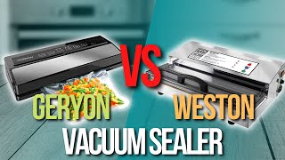 📌 GERYON Vacuum Sealer VS Weston Vacuum Sealers  Which one is the best [upl. by Enilrae]