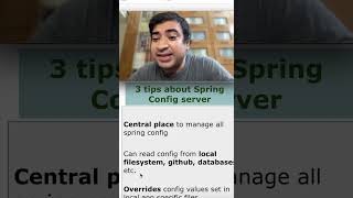 Spring Boot config server 3 tips shorts codingtips springboot [upl. by Elianora]