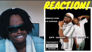 STUNNA ATE NDOVU KUU  MY WORK IS TO PARTY FT LIL MAINA Official Audio REACTION [upl. by Ahsied]