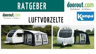 Kampa Luftvorzelte für Wohnwagen 2018 [upl. by Medorra595]