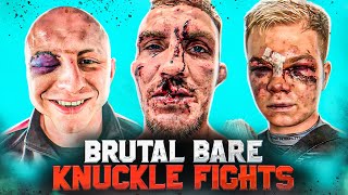 MOST BRUTAL Bare Knuckle Fights Ever  50 Moments Of Carnage amp Knockouts [upl. by Nosreve]