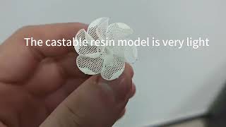 Castable 3d Printer Resin For Jewelry Casting High Wax ring LCD 3d resin [upl. by Ohl]