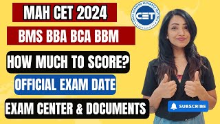 MAH B CET 2024 EXAM DATES  EXAM CENTER  HOW MUCH TO SCORE FOR YOUR DREAM COLLEGE [upl. by Tamarah]