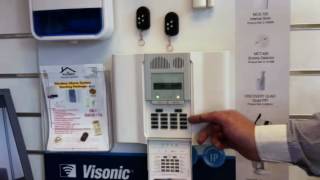 Setting a Visonic wireless alarm system [upl. by Adnhoj]