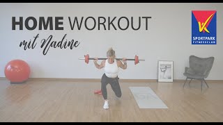 Sportpark Langhantel Workout mit Nadine [upl. by Einittirb]