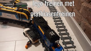 lego treinen met mathiasentreinen [upl. by Llenrub]