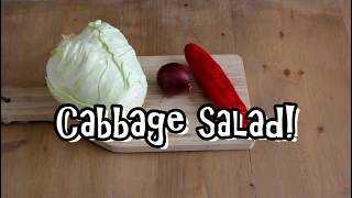 Oxheart cabbage salad [upl. by Hirz]