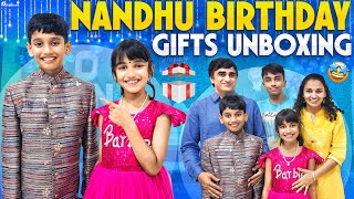 UNBOXING BIRTHDAY Gifts  Birthday Celebration  V5Familyshow v5familyshow [upl. by Sucramrej]