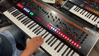 Roland Jupiter X Sounds  Jean Michel Jarre  Equinoxe 7 [upl. by Eycats]