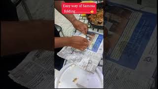 Easy way of Samosa folding [upl. by Svoboda]