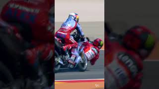 Pecco amp Alex Marquez crash 💥  2024 AragonGP [upl. by Ardeid]