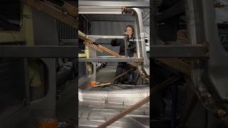 Making the inner roof structure of the stout sheetmetal fabrication roofchop custom [upl. by Eneluj]