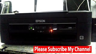 Reset Epson L380 Waste Ink Pad Counter [upl. by Anaujd]