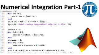 Numerical Integration using Newton Cotes Family with MATLAB code [upl. by Annazor973]