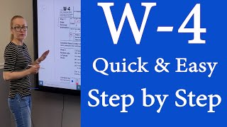 W4  w4 tax form How to fill out tax form W4 Employee Withholding Certificate IRS tax form W4 [upl. by Belter]