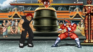 Yujiro Hanma vs M Bison  High Awesome Level Fight [upl. by Anirad536]