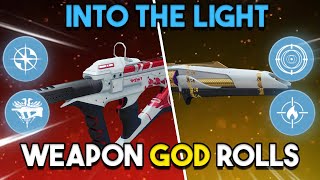 Into the Light PvE GOD ROLL WEAPONS  Brave Arsenal [upl. by Dnesnwot]