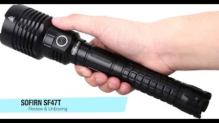 Sofirn SF47T Tactical Flashlight Review amp Unboxing [upl. by Bevin]